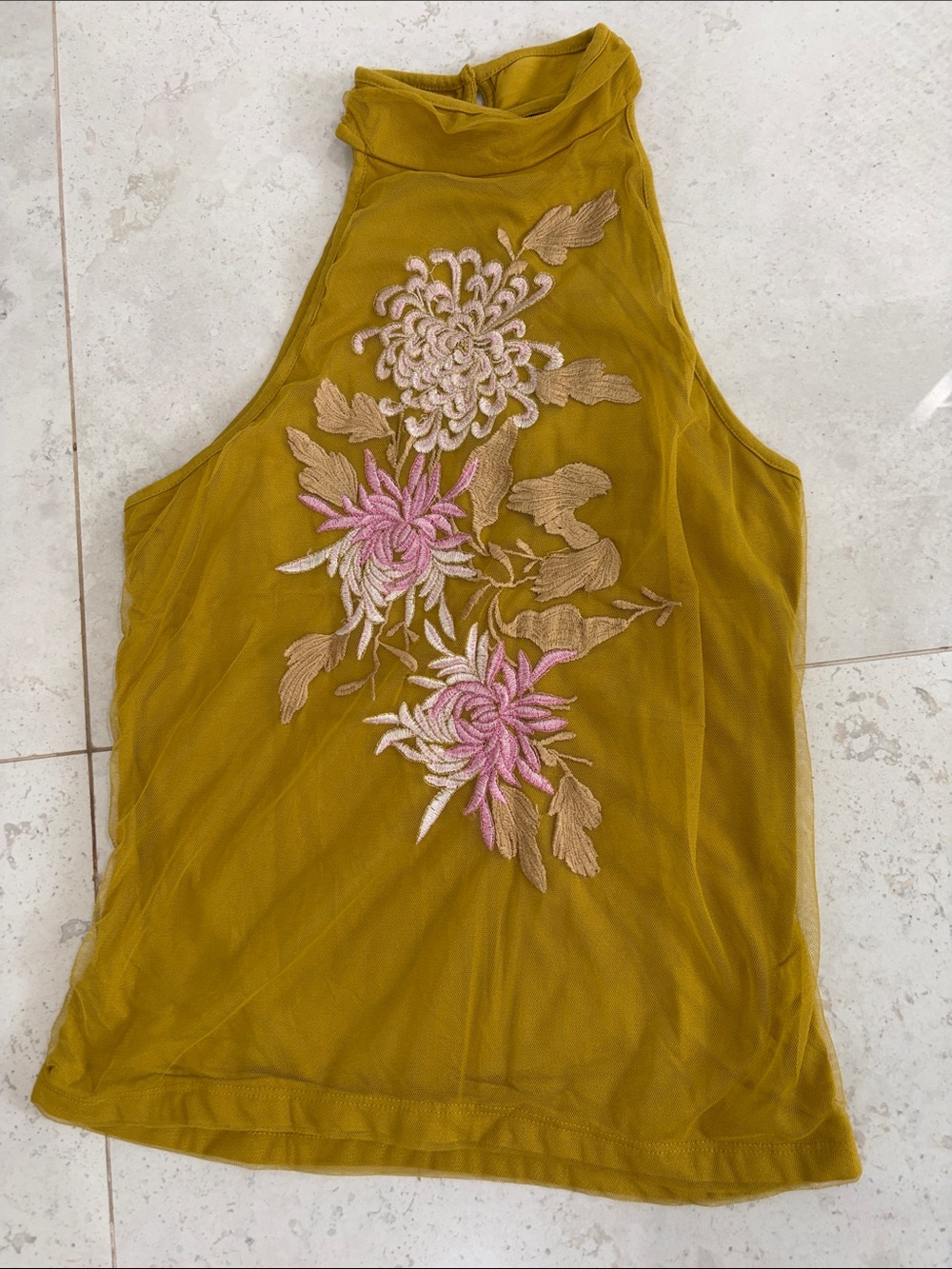 Pretty embroidered tank